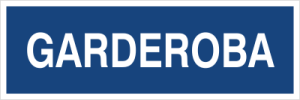 Znak GARDEROBA