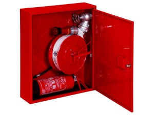 Hydrant DN 52 z wężem 15mb. ZAWIESZANY z miejscem na gaśnicę pod hydrantem 