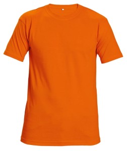 Koszulka krótki rękaw TEESTA  pomarańczowa r.XL