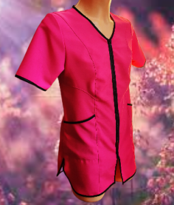 Fartuch ochronny MARIA różowy r. XL 