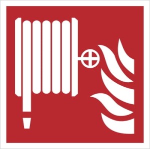 Znak HYDRANT folia samoprzylepna nieświecąca